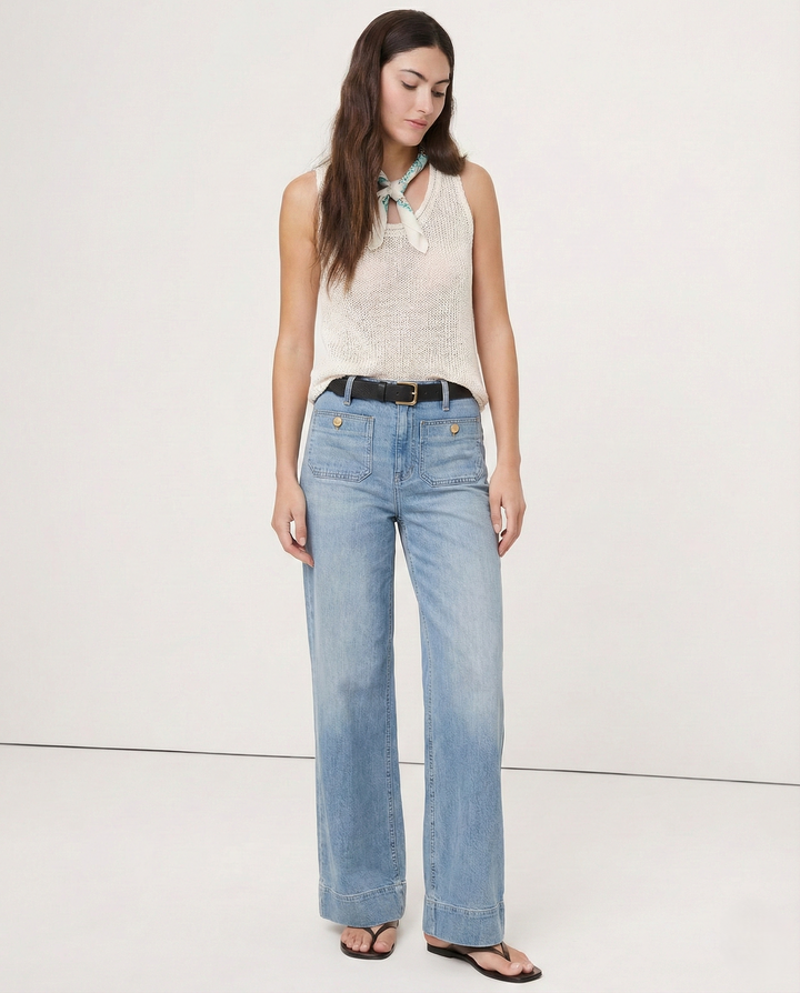 Marcella High Waist Wide Leg Jeans