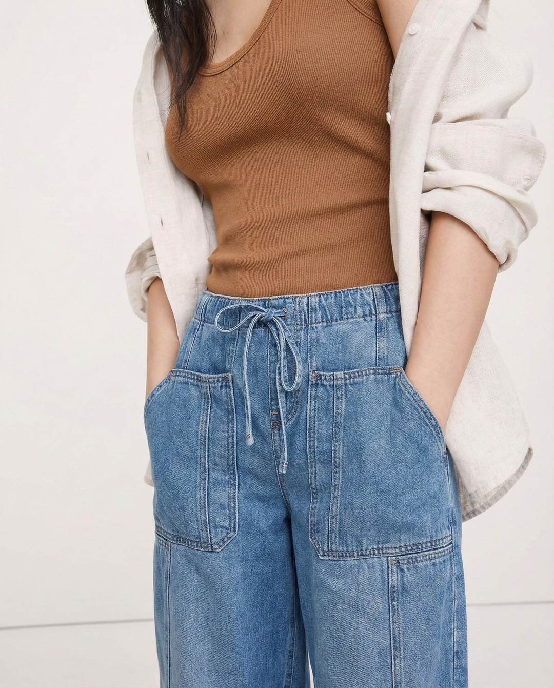 Marlowe Loose Fit Ankle Length Jeans