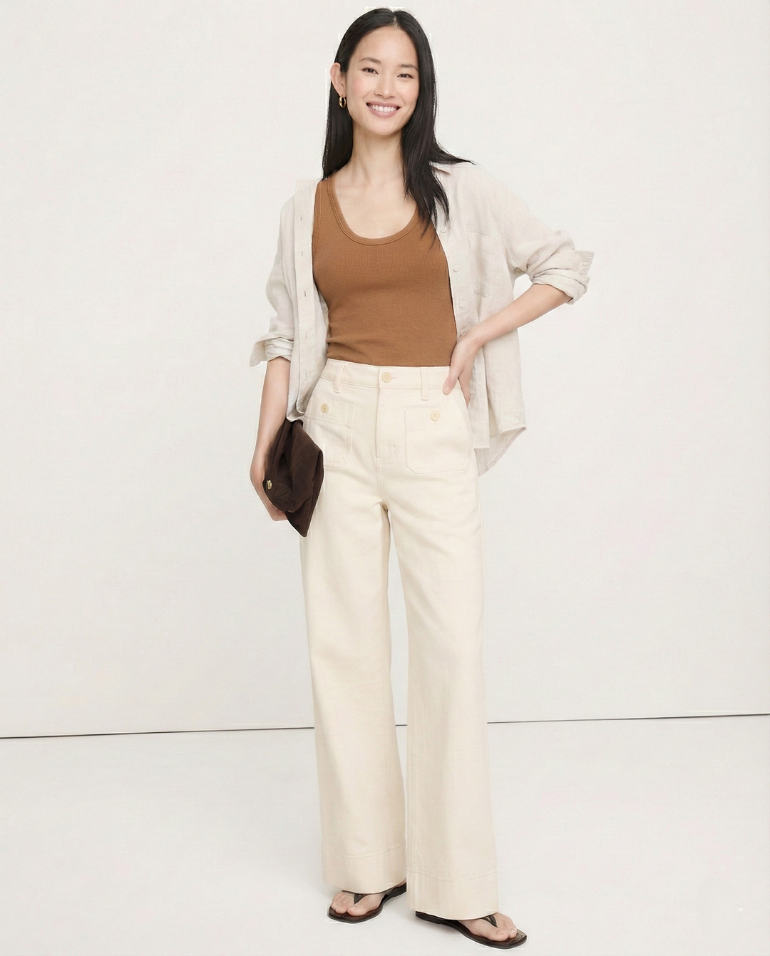 Marcella High Waist Wide Leg Jeans