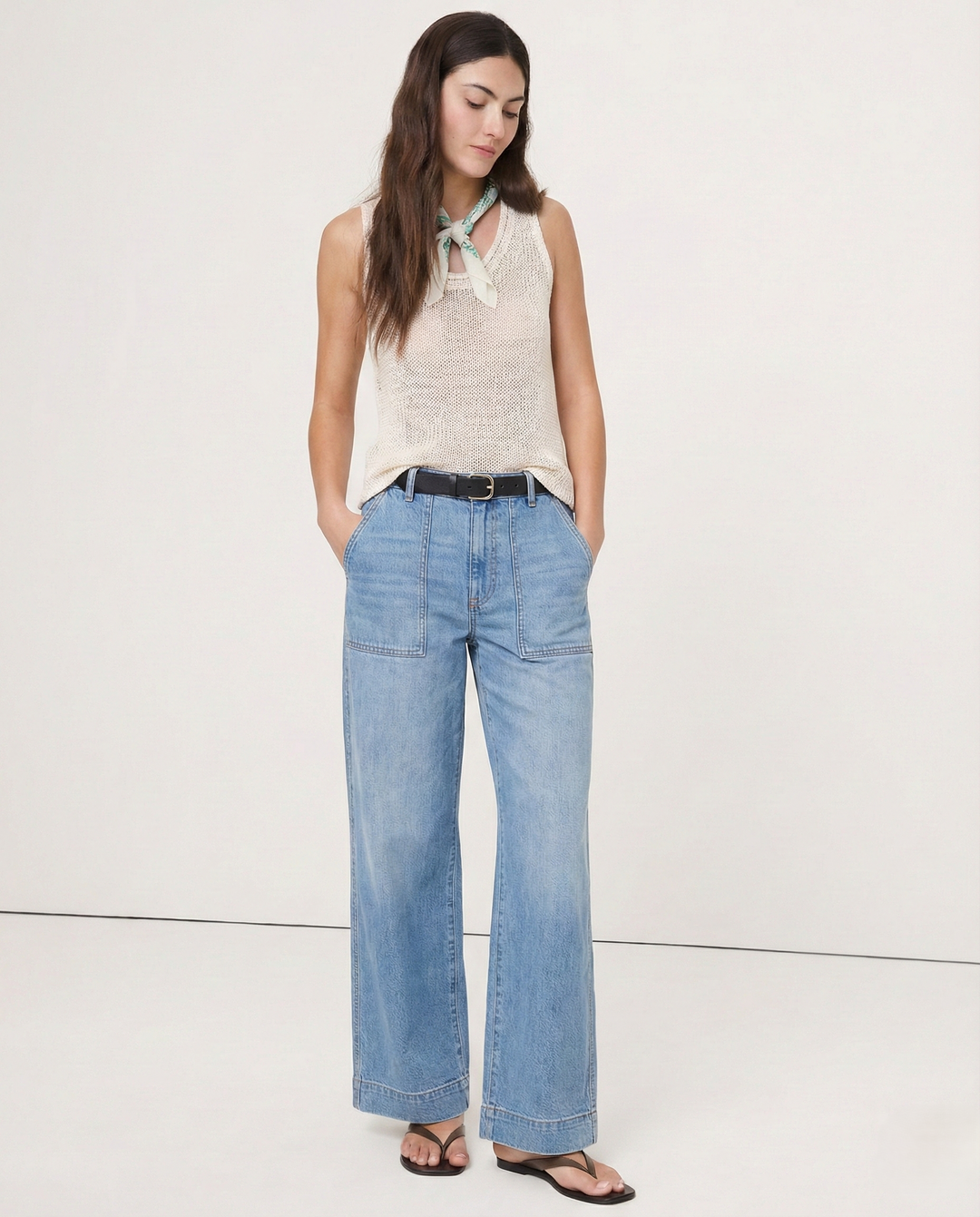 Marcella High Waist Wide Leg Jeans