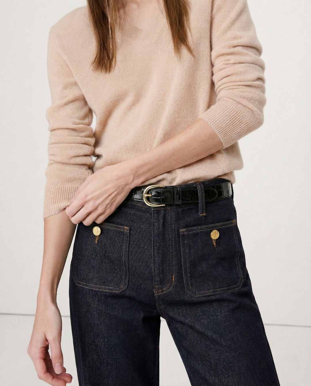 Marcella High Waist Wide Leg Jeans