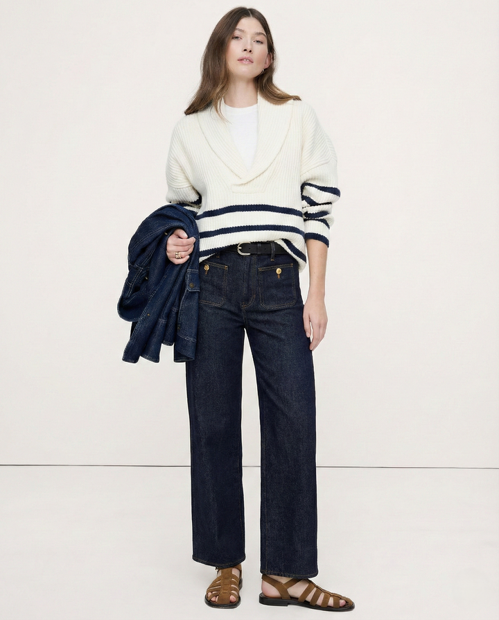 Marcella High Waist Wide Leg Jeans
