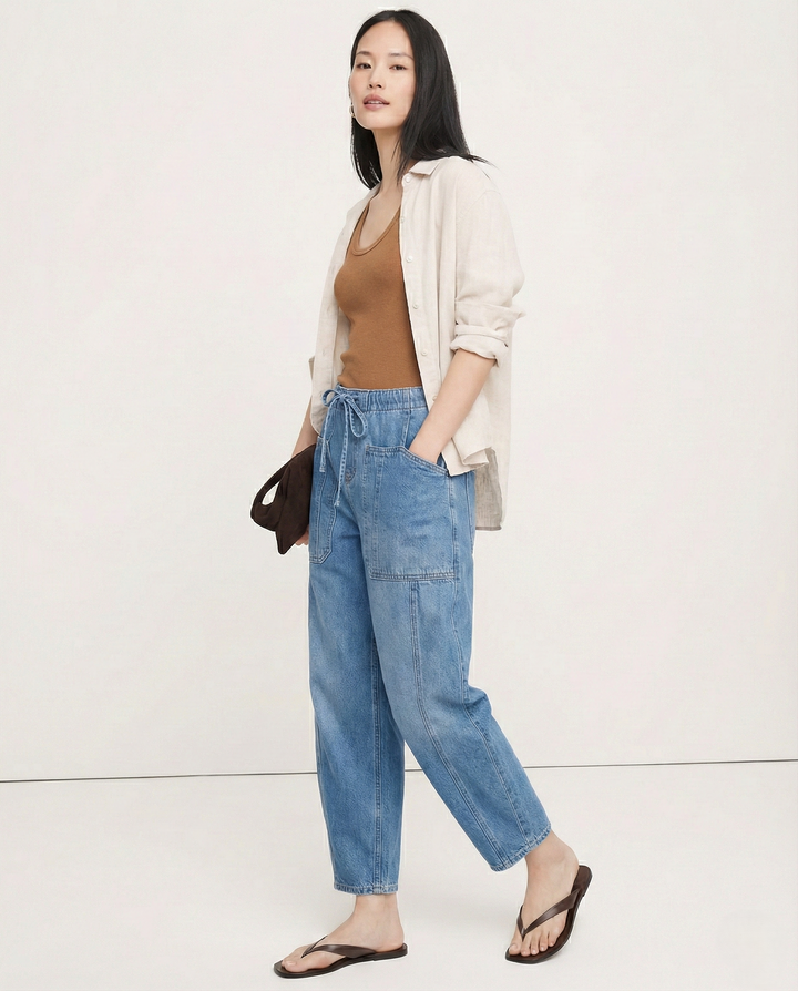 Marlowe Loose Fit Ankle Length Jeans