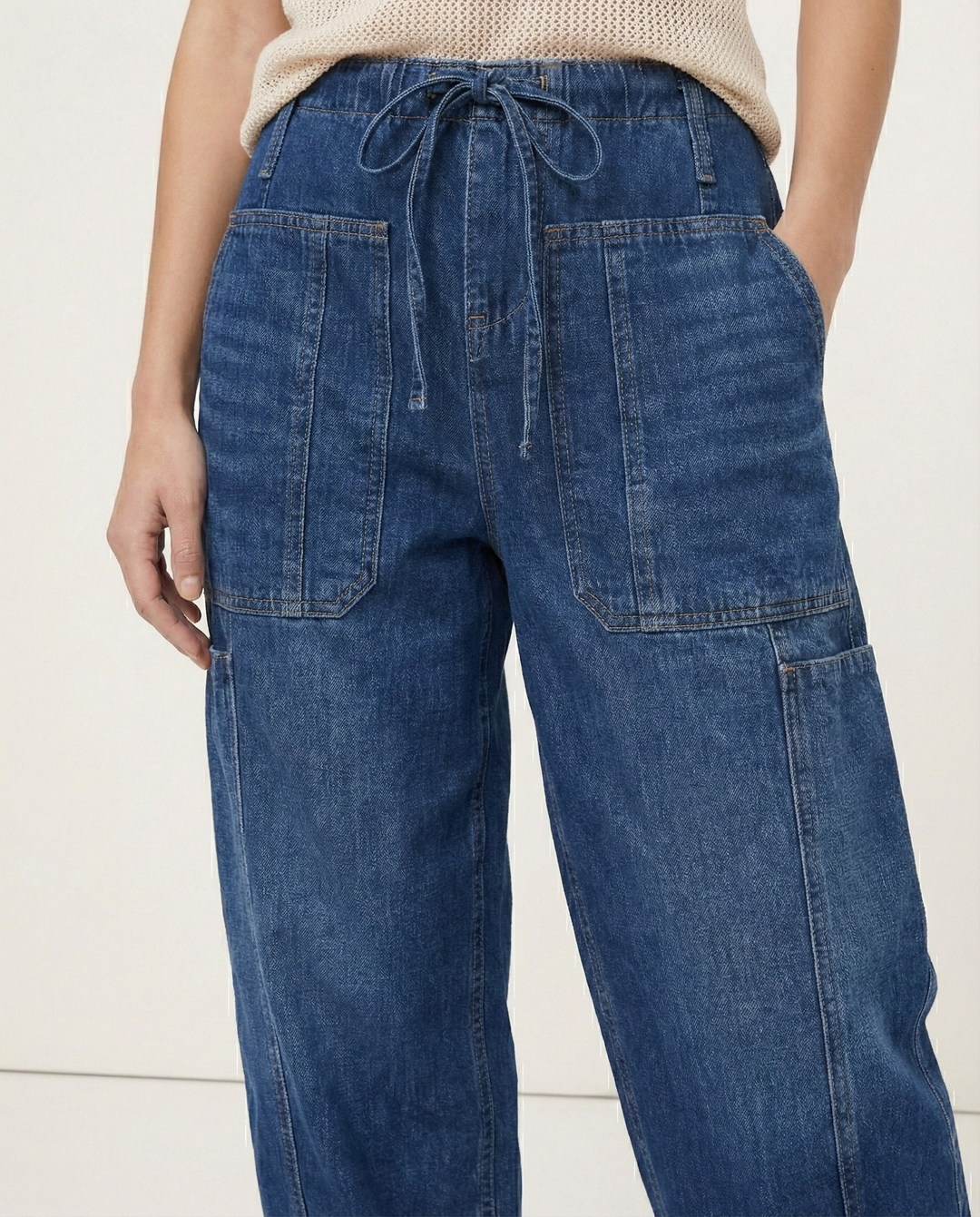 Marlowe Loose Fit Ankle Length Jeans
