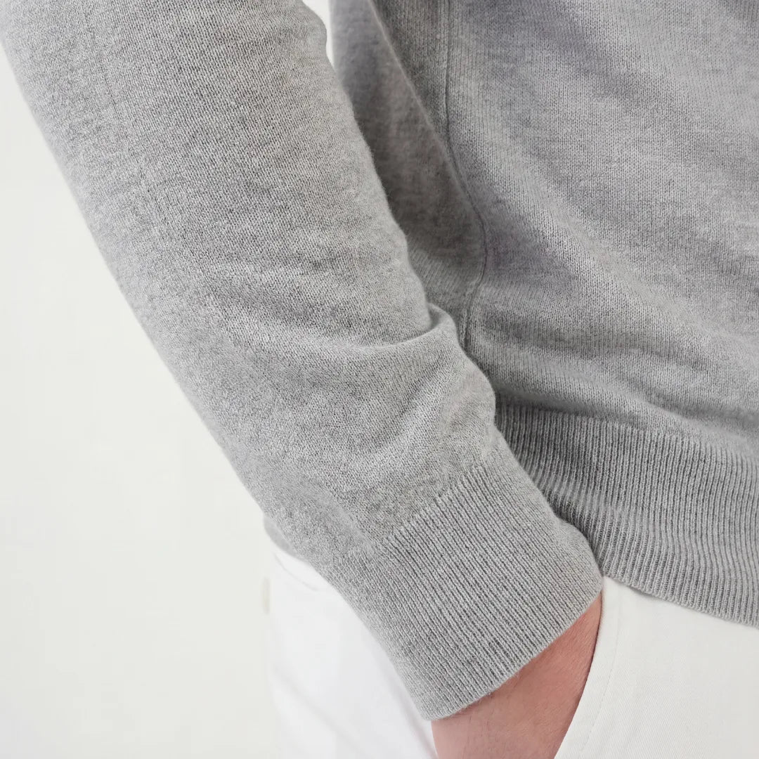 Clara | Women's Long Sleeve Knit Polo Shirt Slim Fit Ribbed Cuffs