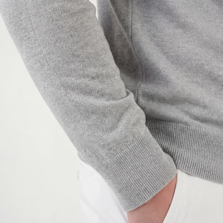 Clara | Women's Long Sleeve Knit Polo Shirt Slim Fit Ribbed Cuffs
