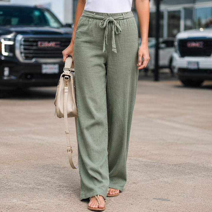 Loraine | Trendy Wide-Leg Trousers