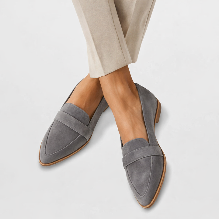Rosalind | Women's Soft Suede Loafers Pointed Toe Lightweight