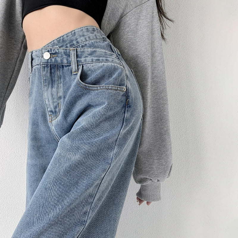 Valette High Waist Straight Leg Jeans