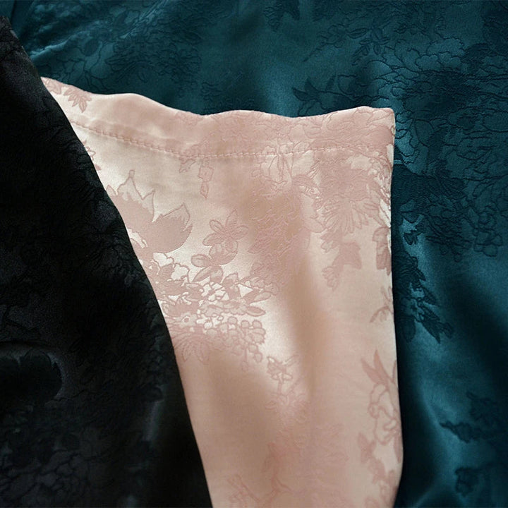 Seraphine Satin Side Slit Mini Skirt