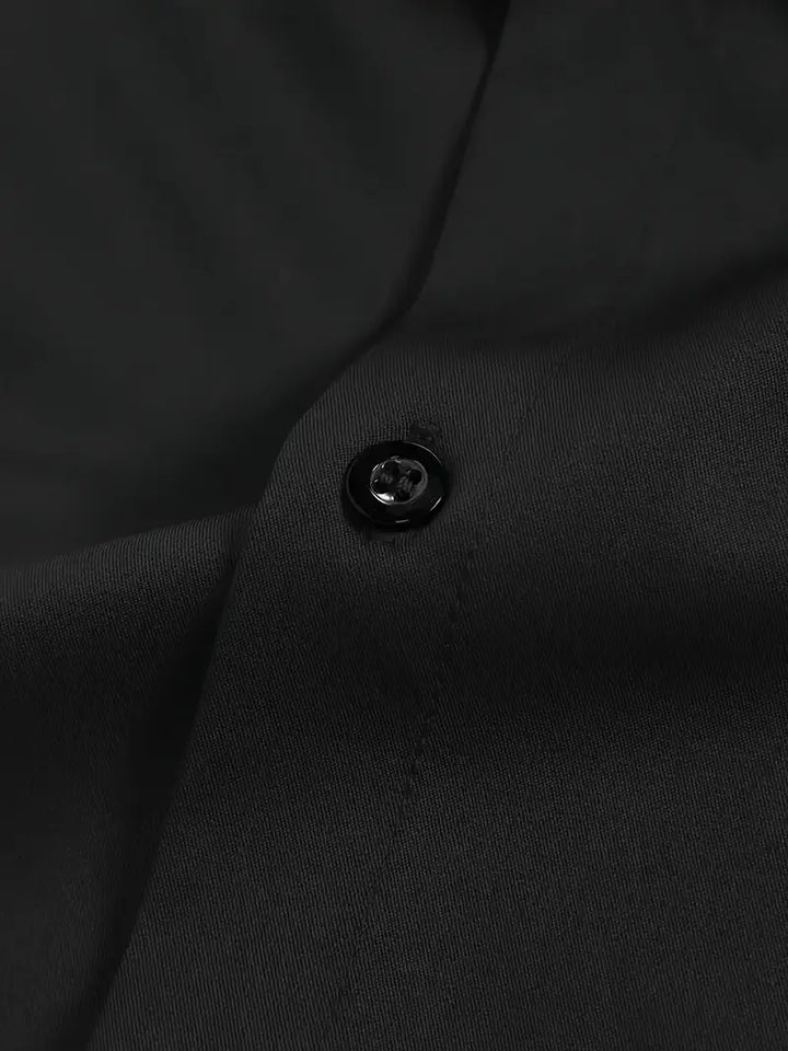 Leo | Men's Long Sleeve Easy-Iron Shirt Breathable Classic Collar