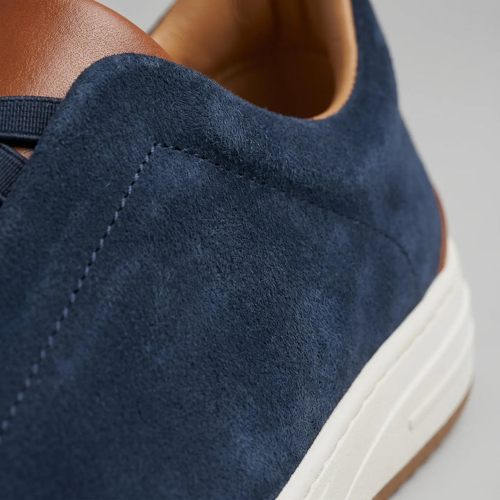 Max | Men's Suede Slip-On Trainers Elastic Sides Rubber Sole