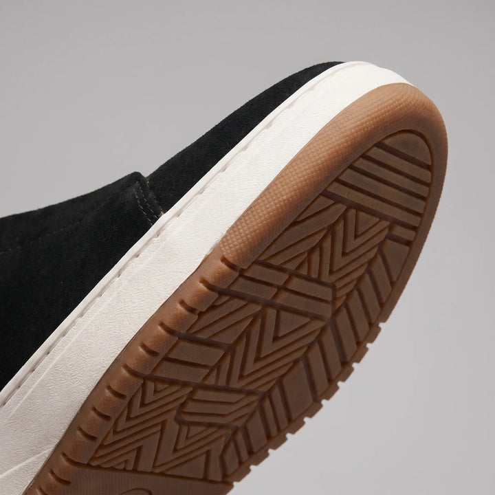 Max | Men's Suede Slip-On Trainers Elastic Sides Rubber Sole