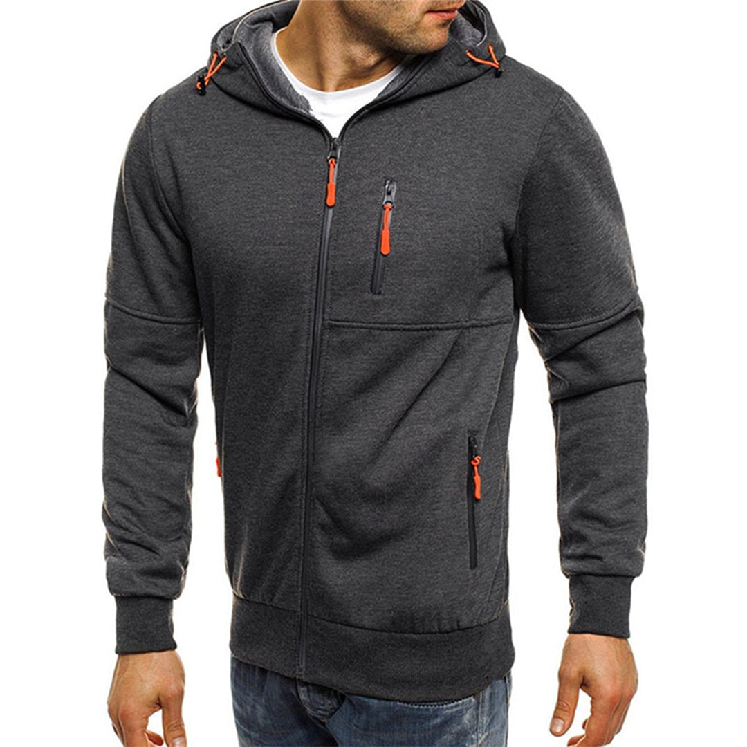 Karl | Men's Full-Zip Hoodie Relaxed Fit Soft Breathable Fabric