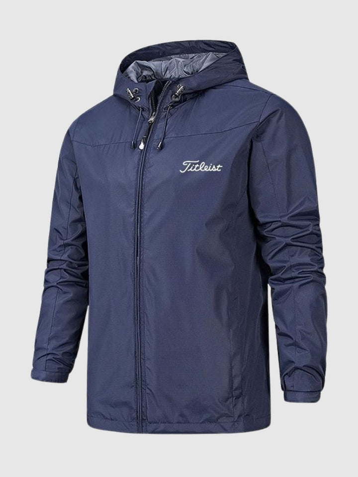 Oliver | Men's Windproof Waterproof Hooded Jacket Stand-Up Collar