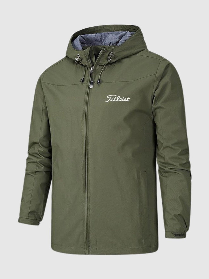 Oliver | Men's Windproof Waterproof Hooded Jacket Stand-Up Collar