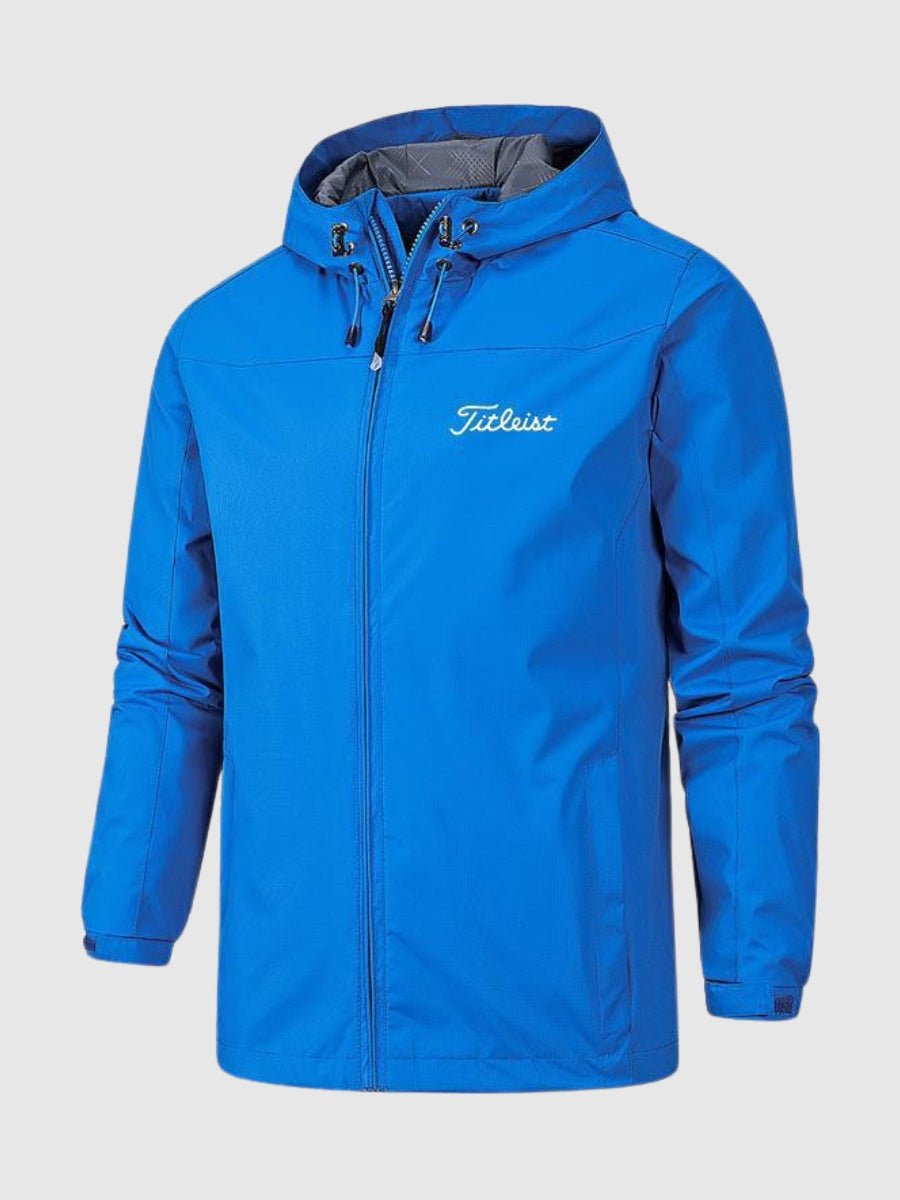 Oliver | Men's Windproof Waterproof Hooded Jacket Stand-Up Collar