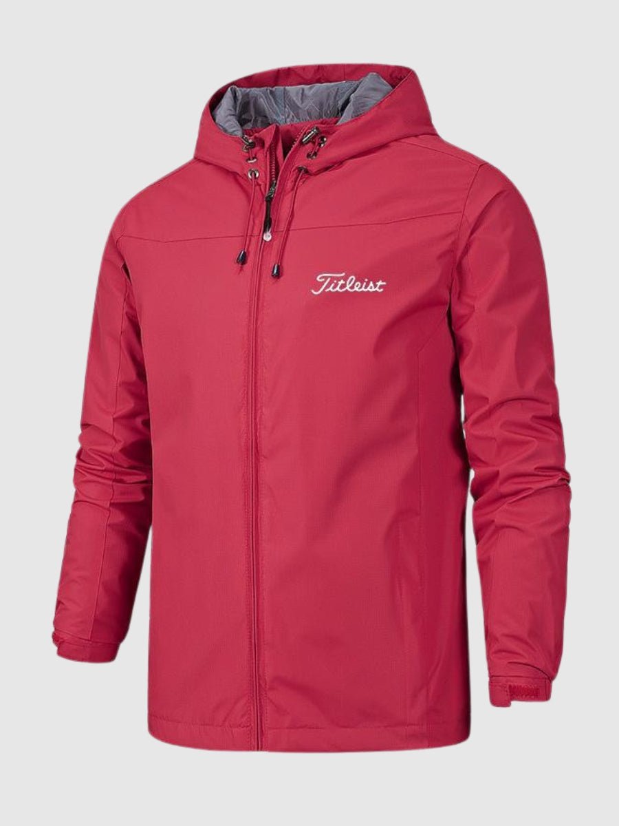 Oliver | Men's Windproof Waterproof Hooded Jacket Stand-Up Collar