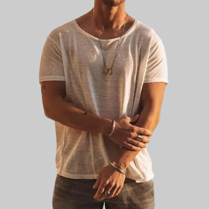 Sebastian | Men's Crew Neck T-Shirt Short Sleeve Relaxed Fit
