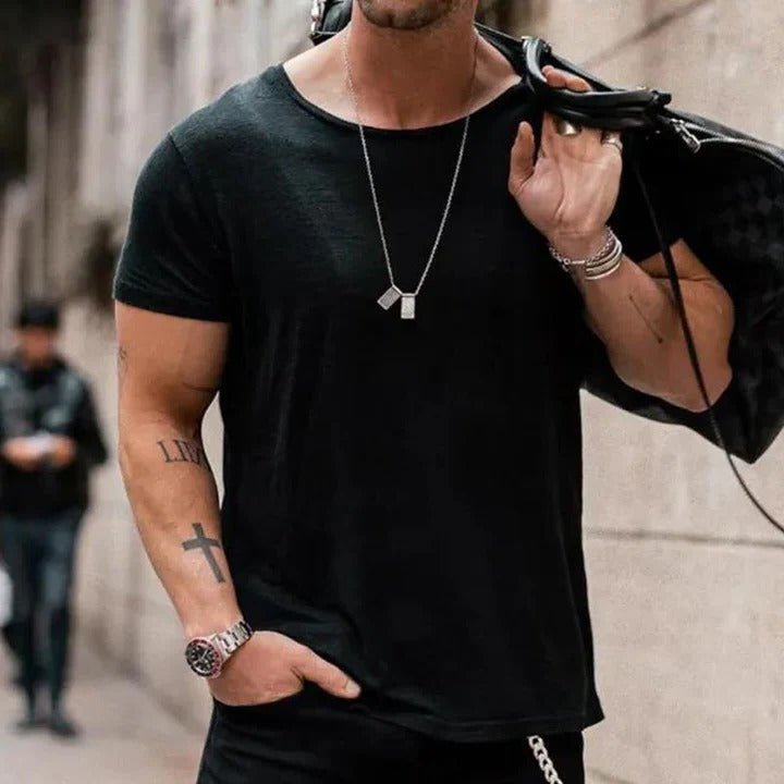 Sebastian | Men's Crew Neck T-Shirt Short Sleeve Relaxed Fit