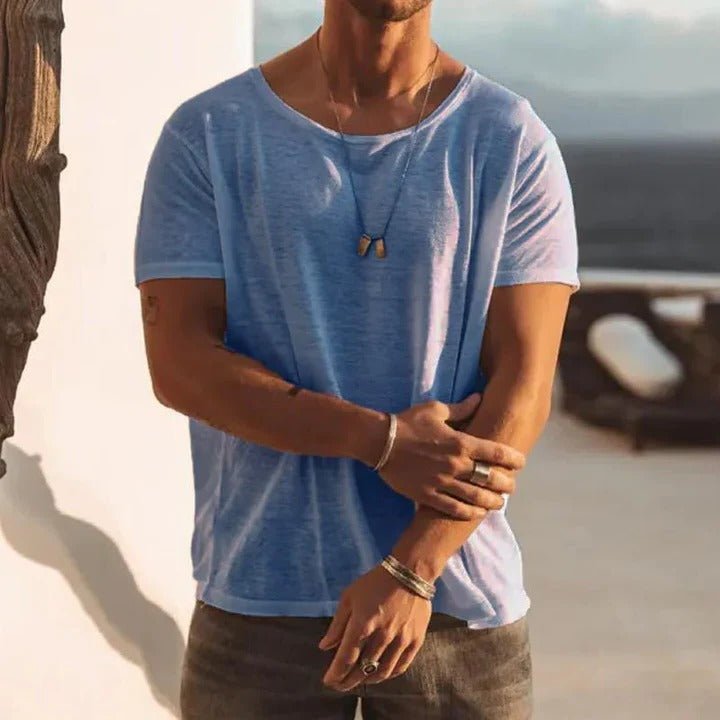 Sebastian | Men's Crew Neck T-Shirt Short Sleeve Relaxed Fit