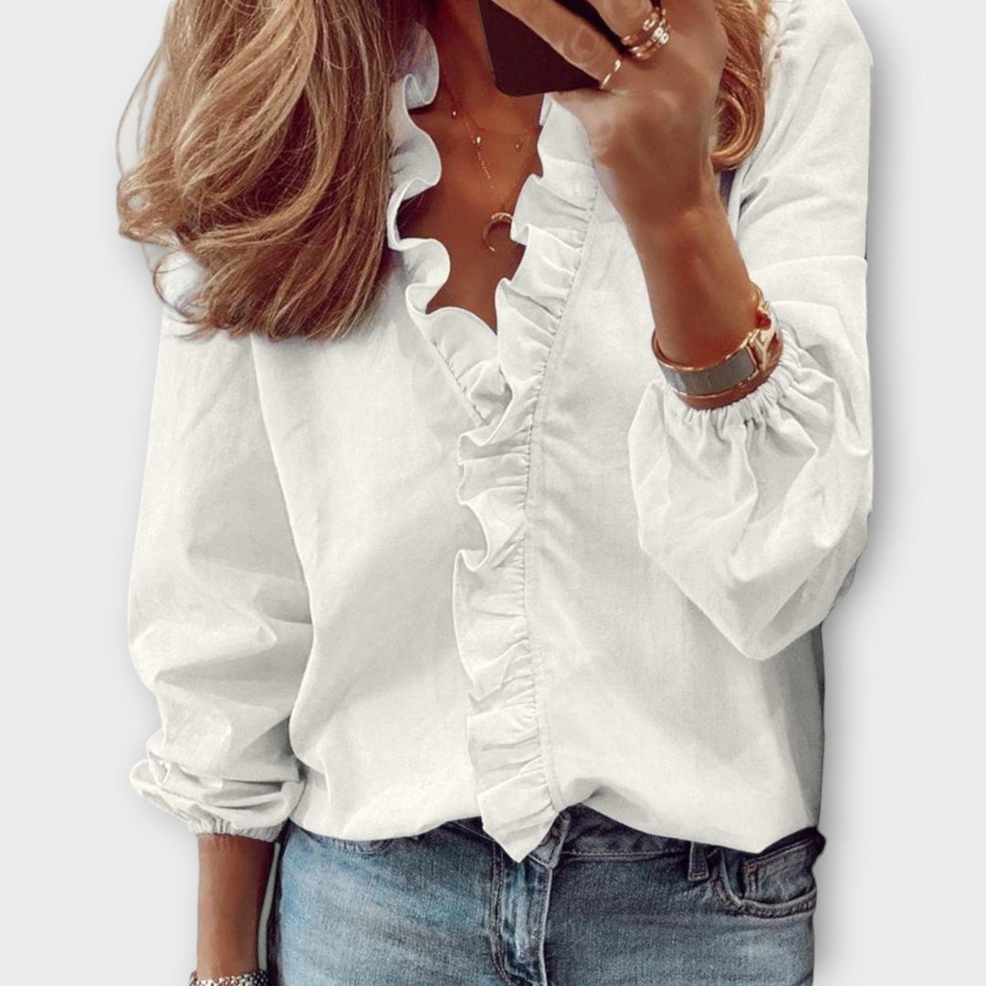 Celeste Ruffle Blouse