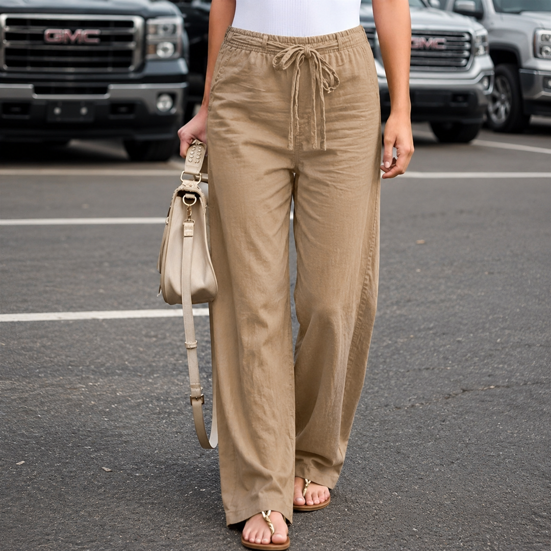 Loraine | Trendy Wide-Leg Trousers