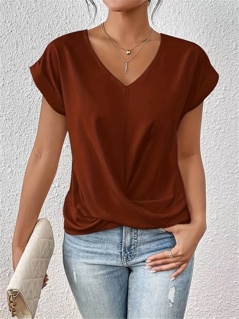 Annabelle | Women's Short-Sleeve T-Shirt Soft Cotton Blend Relaxed Fit