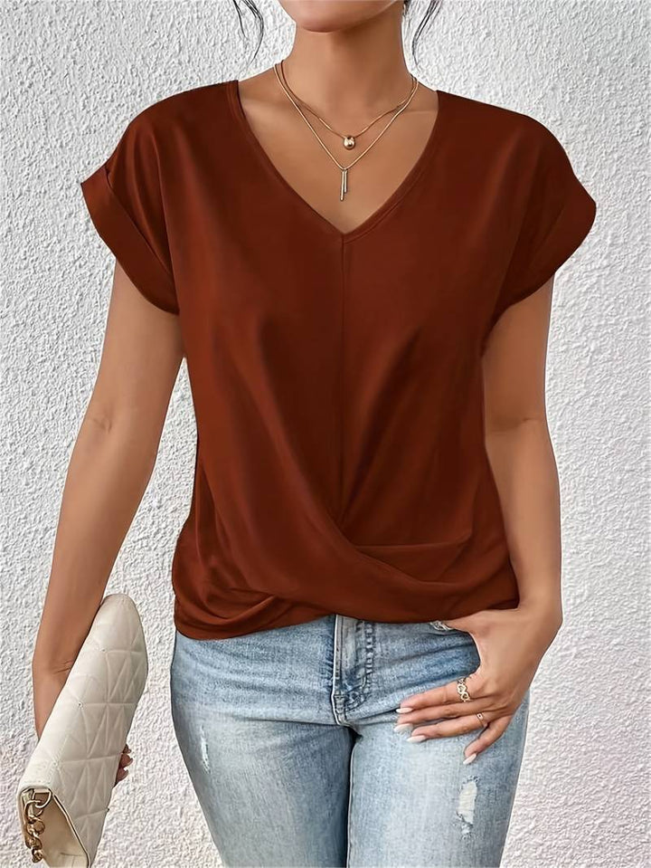 Annabelle | Women's Short-Sleeve T-Shirt Soft Cotton Blend Relaxed Fit