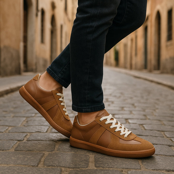 Henry | Men's Lace-Up Trainers with Non-Slip Grip Sole