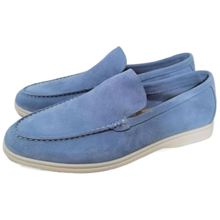 Ronan | Men's Leather Slip-On Loafers Casual Low Cut