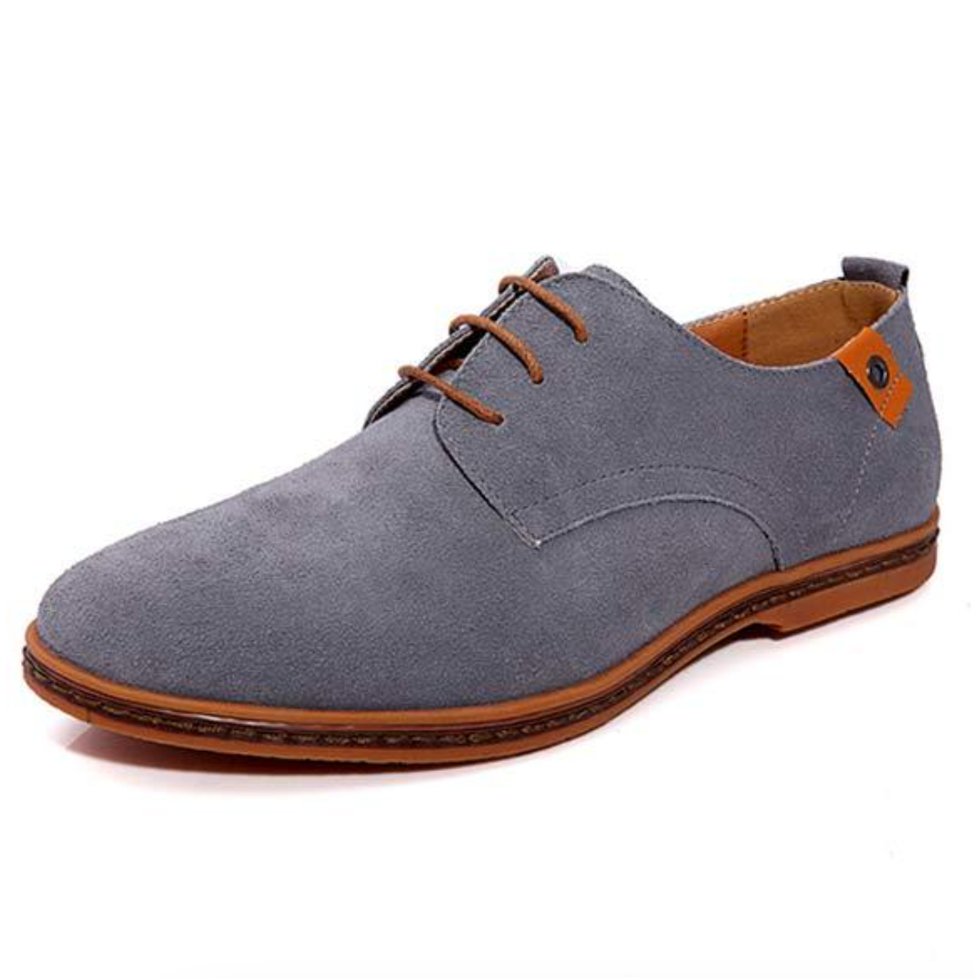 Rupert | Men's Suede Derby Shoes Lace-Up with Textured Finish