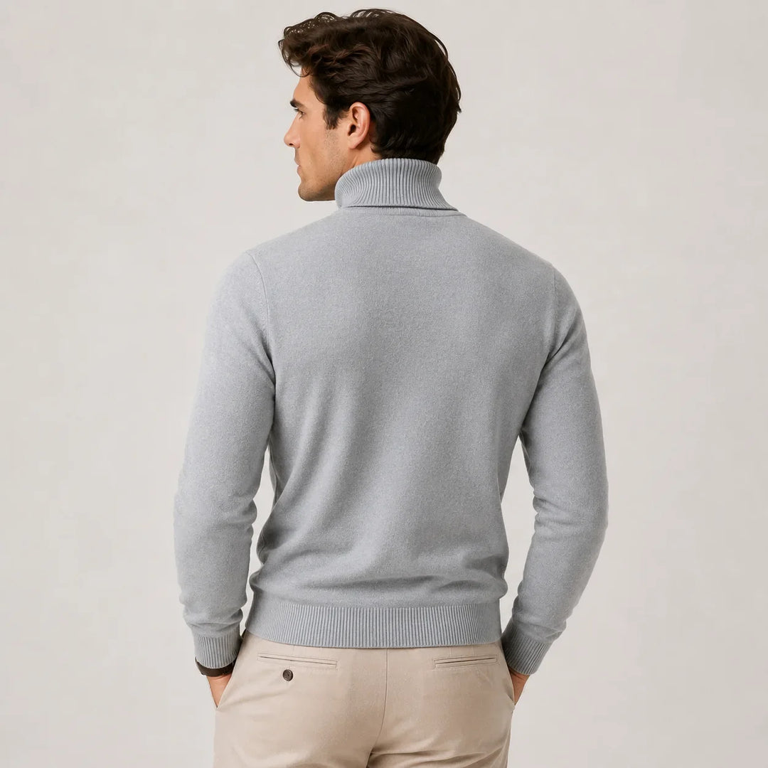 Genevieve | Women's Ribbed Roll Neck Jumper Regular Fit Long Sleeve
