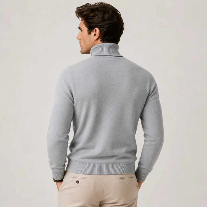 Genevieve | Women's Ribbed Roll Neck Jumper Regular Fit Long Sleeve