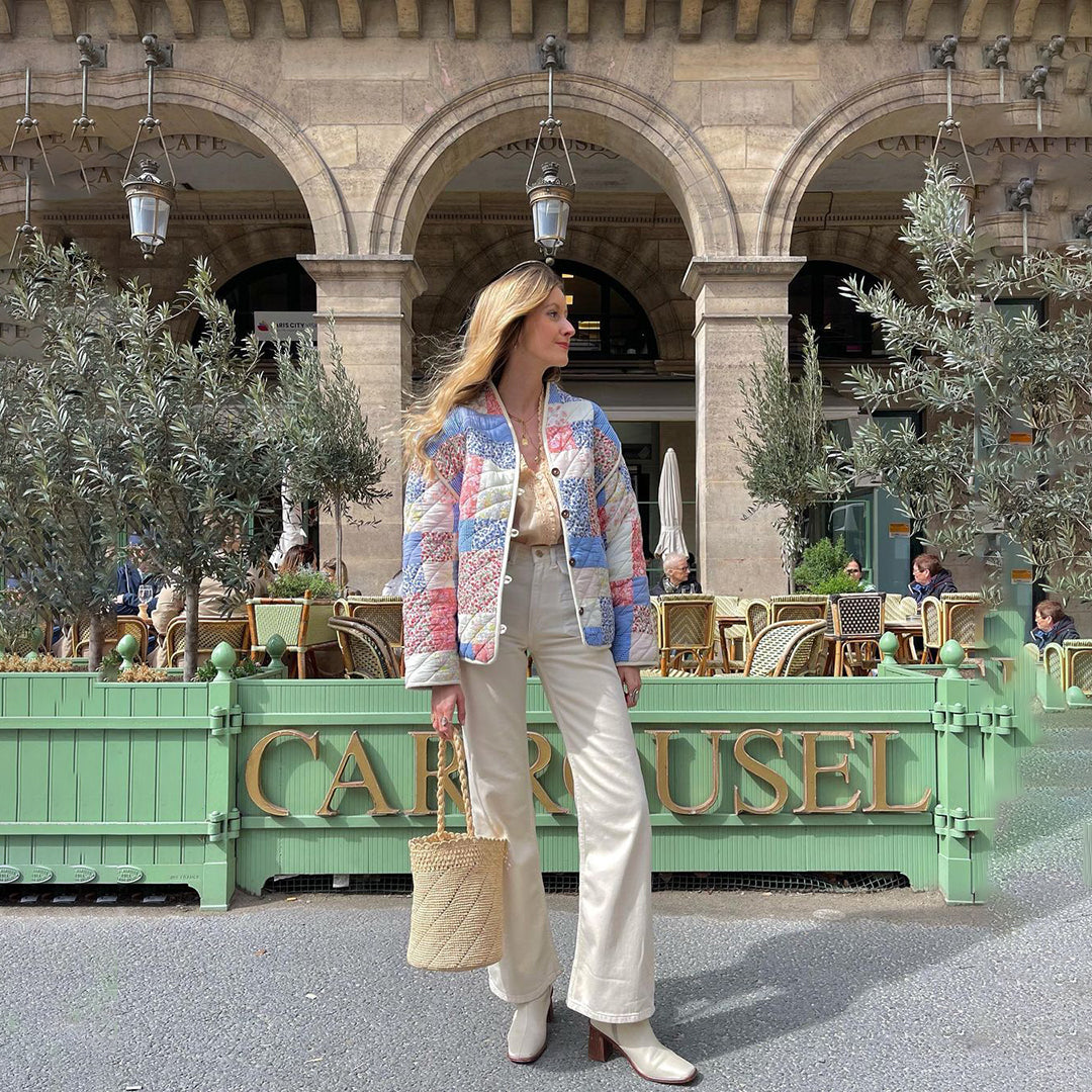 Freya | Women's Printed Lightweight Spring Jacket Relaxed Fit