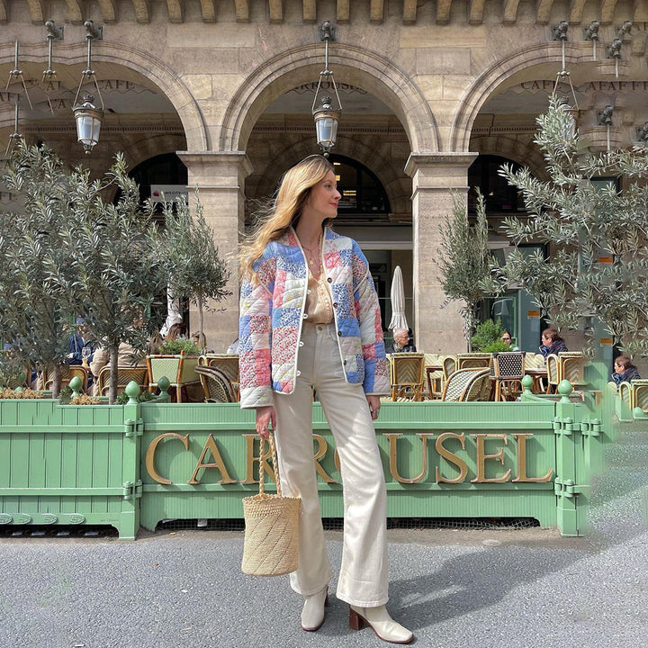 Freya | Women's Printed Lightweight Spring Jacket Relaxed Fit
