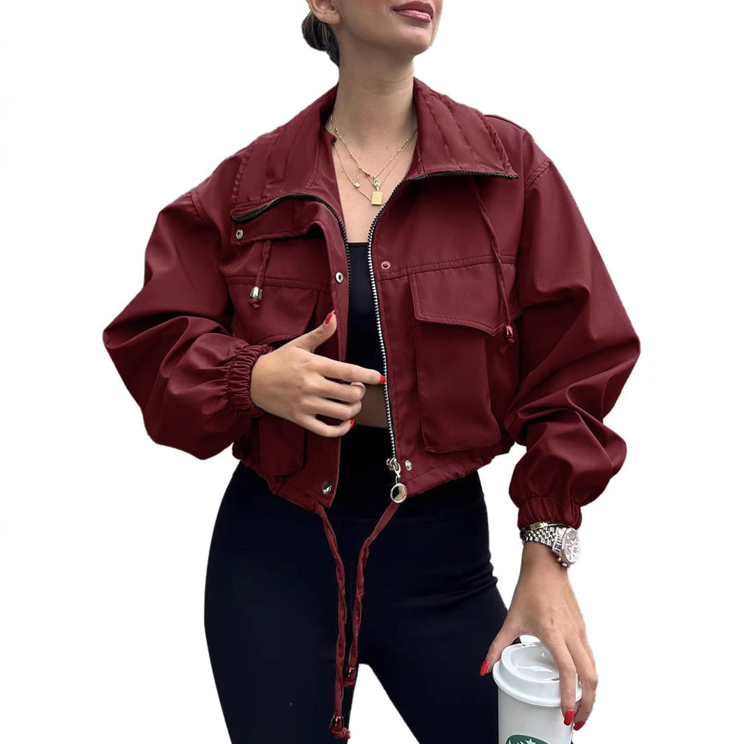 Dorothea | Women's Cropped Jacket Lightweight Full Zip