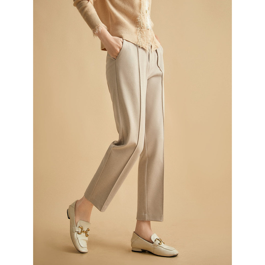 Linnea Wool Touch Tapered Trousers