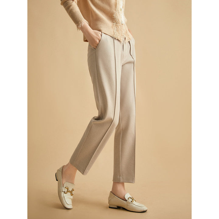 Linnea Wool Touch Tapered Trousers