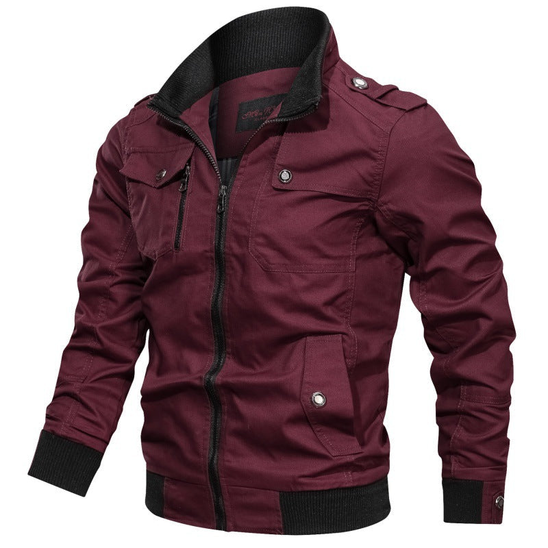 Hadley | Men's Button-Up Jacket Long Sleeve Front Pockets