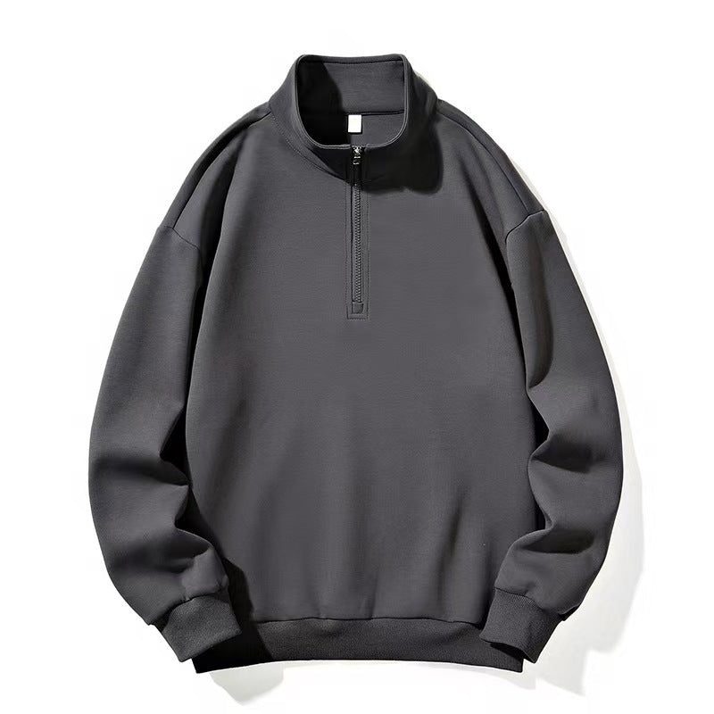 Olivia | Women's Oversized Half-Zip Sweatshirt Stand Collar