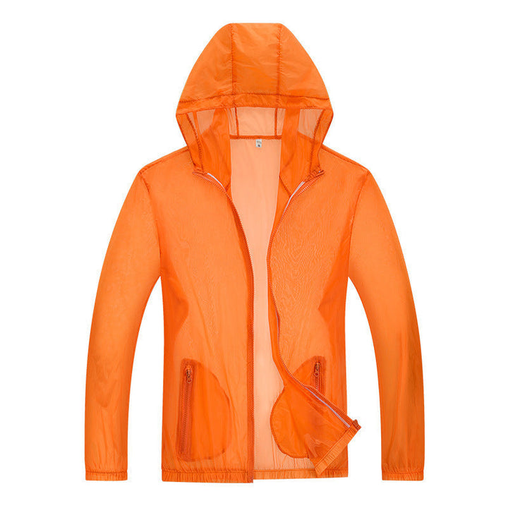 Jamie | Men's Ultralight Waterproof Rain Jacket Hood Reflective Details