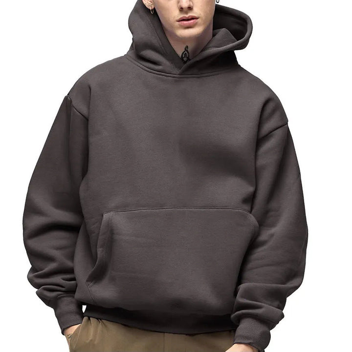 Noelle | Women's Fleece-Lined Hoodie Kangaroo Pocket Ribbed Cuffs