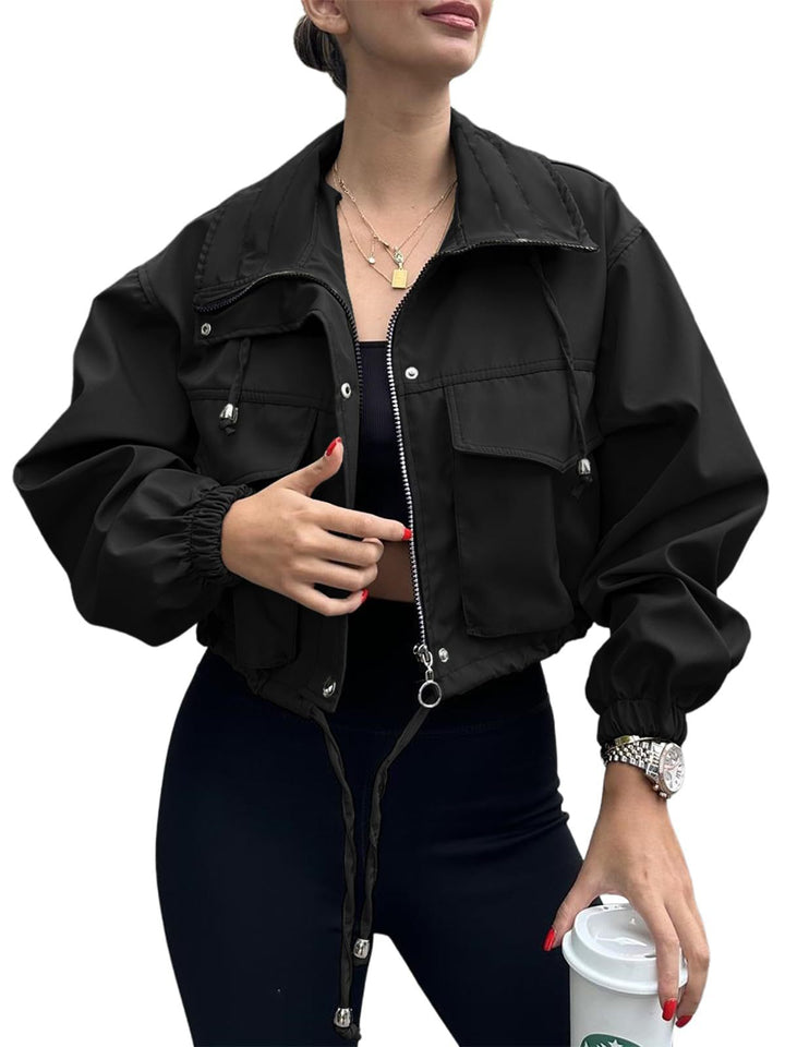 Dorothea | Women's Cropped Jacket Lightweight Full Zip