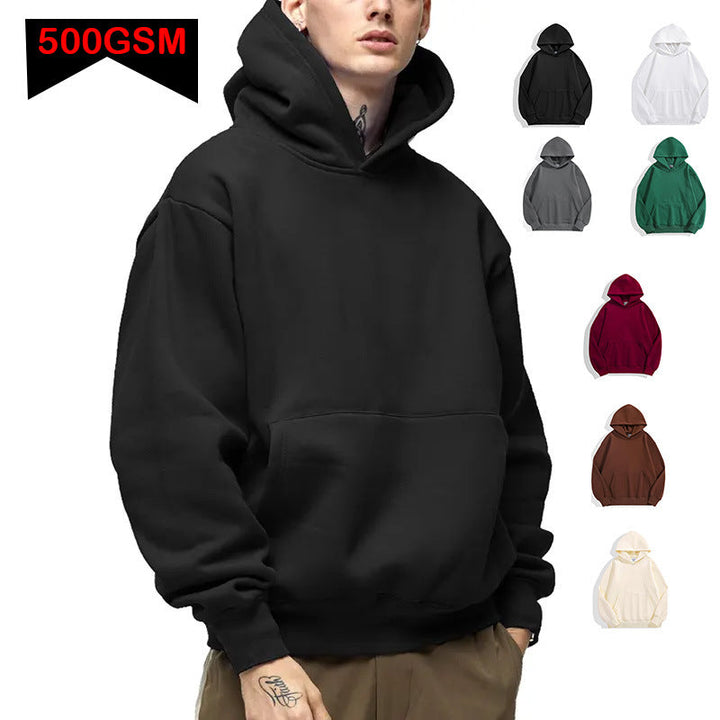 Noelle | Women's Fleece-Lined Hoodie Kangaroo Pocket Ribbed Cuffs