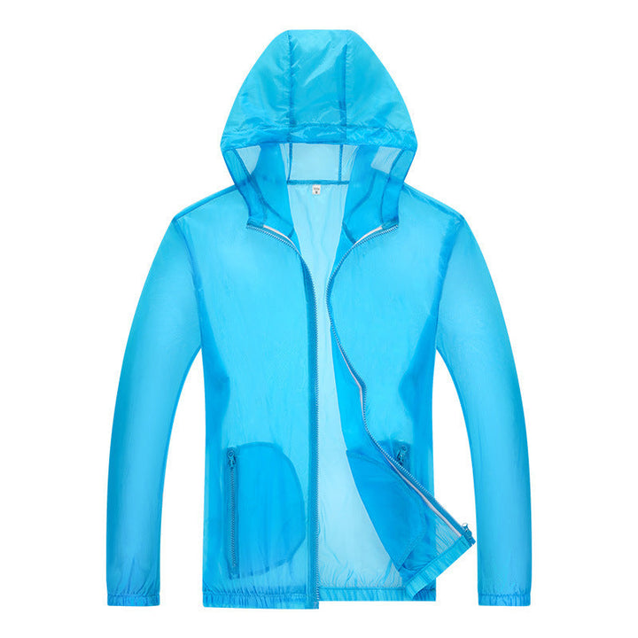 Jamie | Men's Ultralight Waterproof Rain Jacket Hood Reflective Details