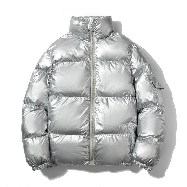 Everett | Men's Oversized Quilted Puffer Jacket Funnel Neck
