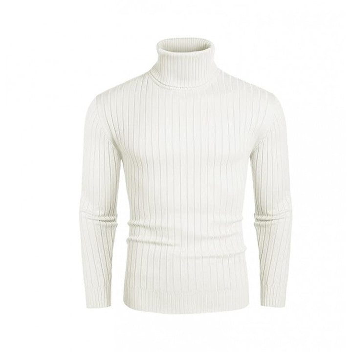 Rhys | Men's Ribbed Fine Knit Roll Neck Jumper Slim Fit
