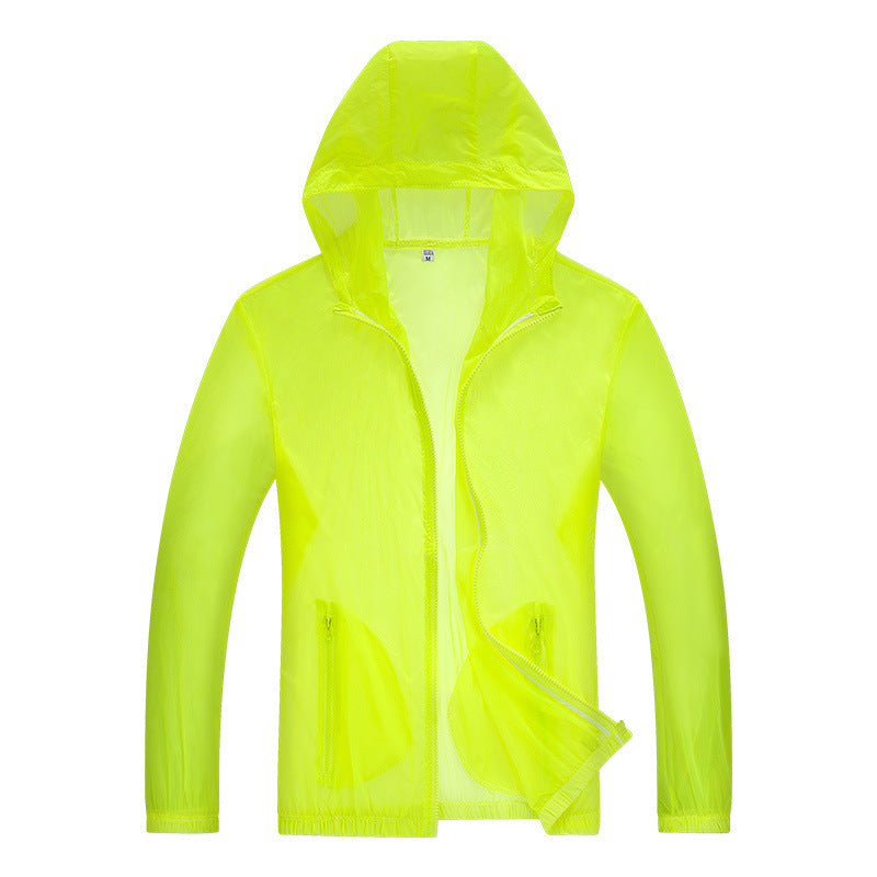 Jamie | Men's Ultralight Waterproof Rain Jacket Hood Reflective Details