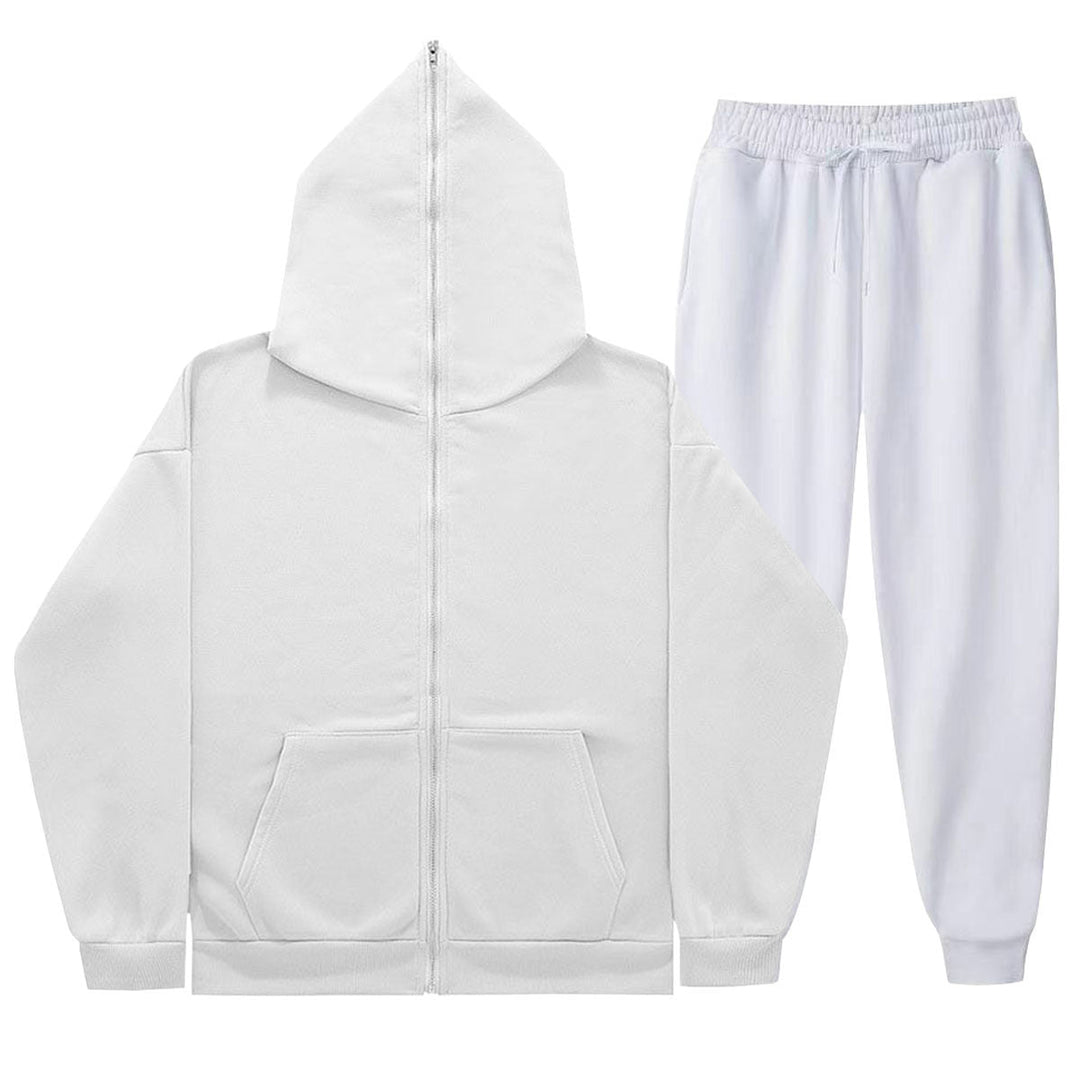 Annika | Women's Zip Hoodie and Tapered Joggers Loungewear Set